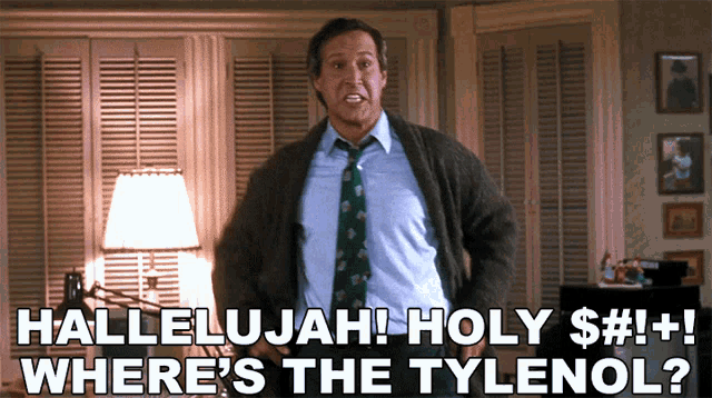 scene from the National Lampoon's Christmas Vacation movie