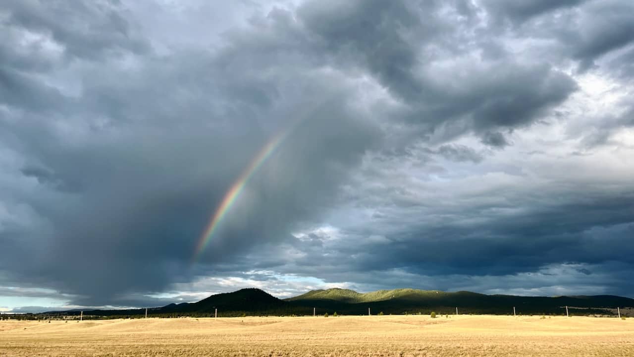 rainbow in southern montana