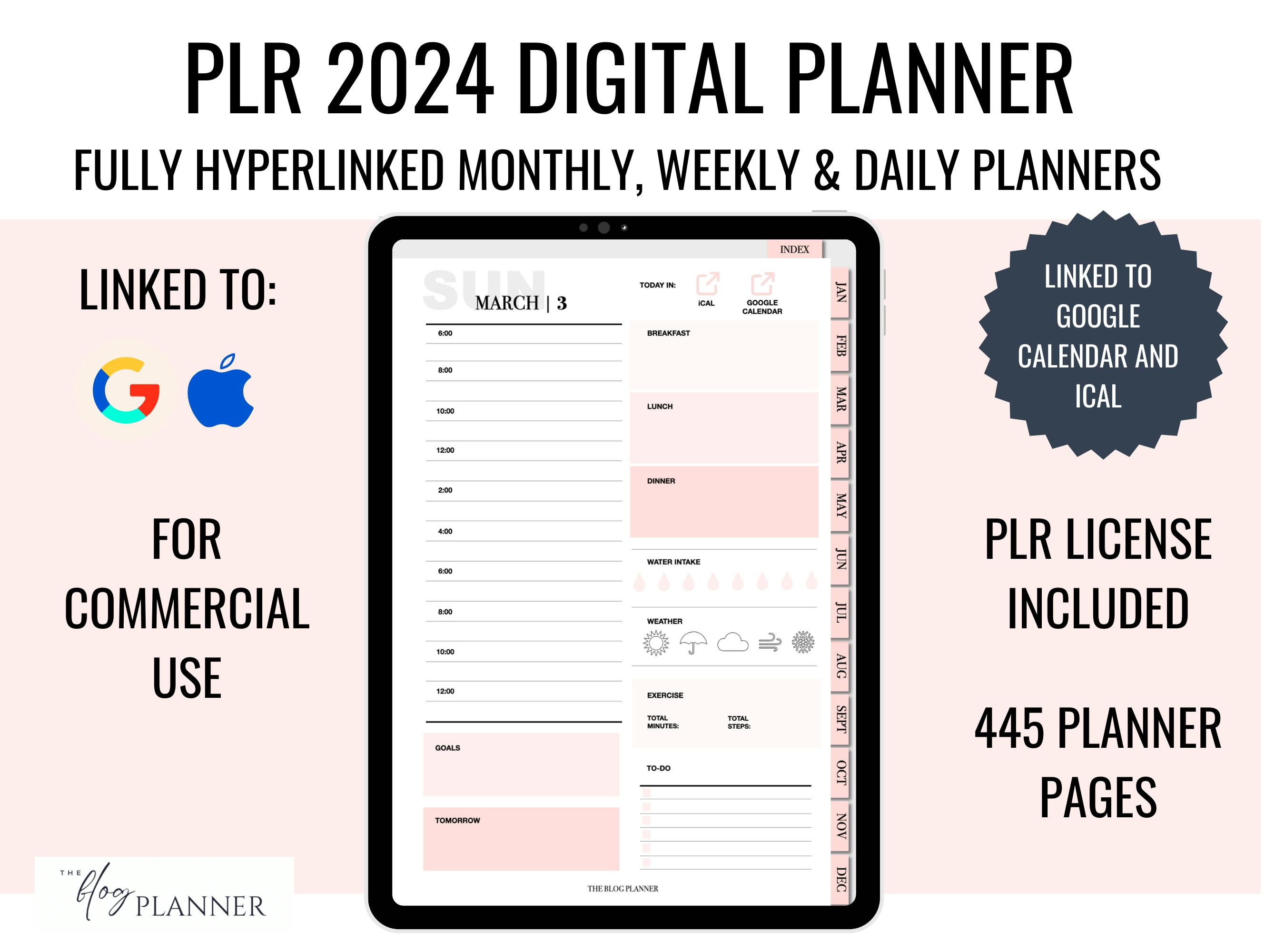 2024 PLR Digital Planner