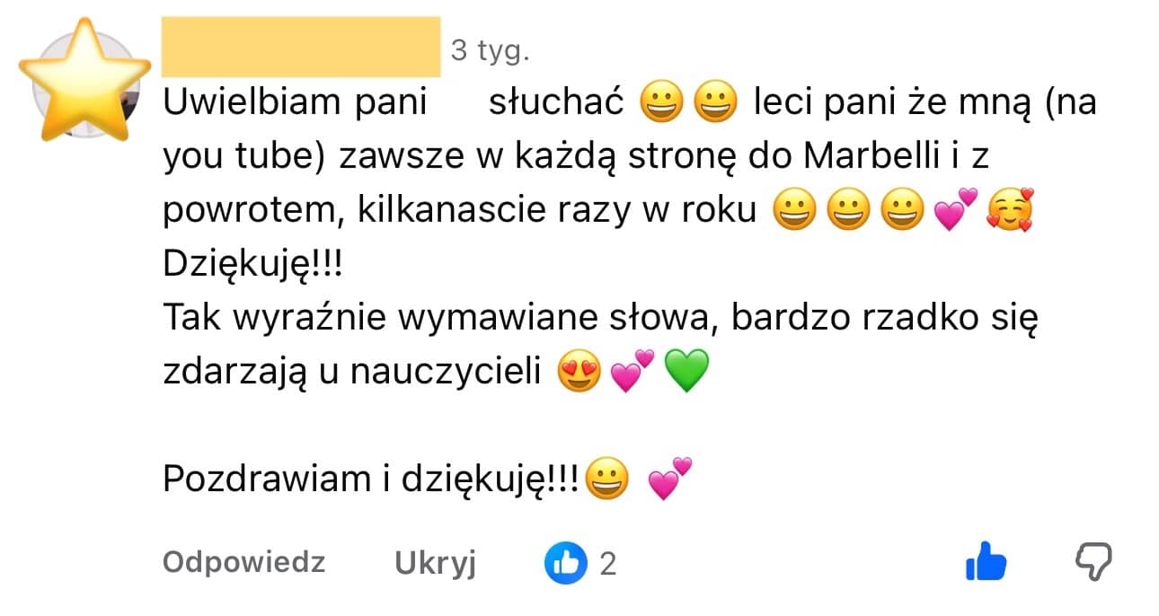 Opinia uczestnika