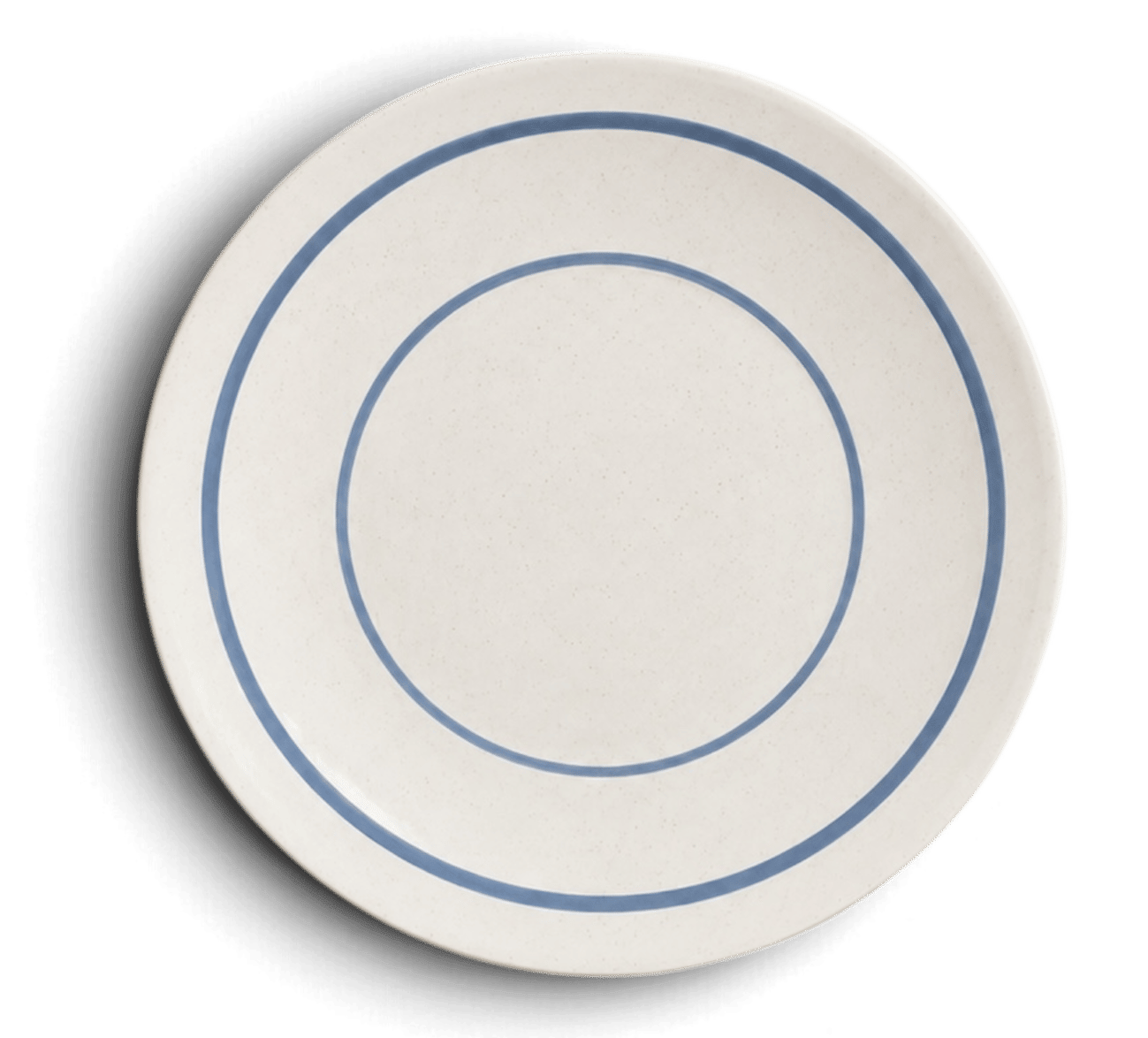 A stack of white ceramic plates on a dark grey surface