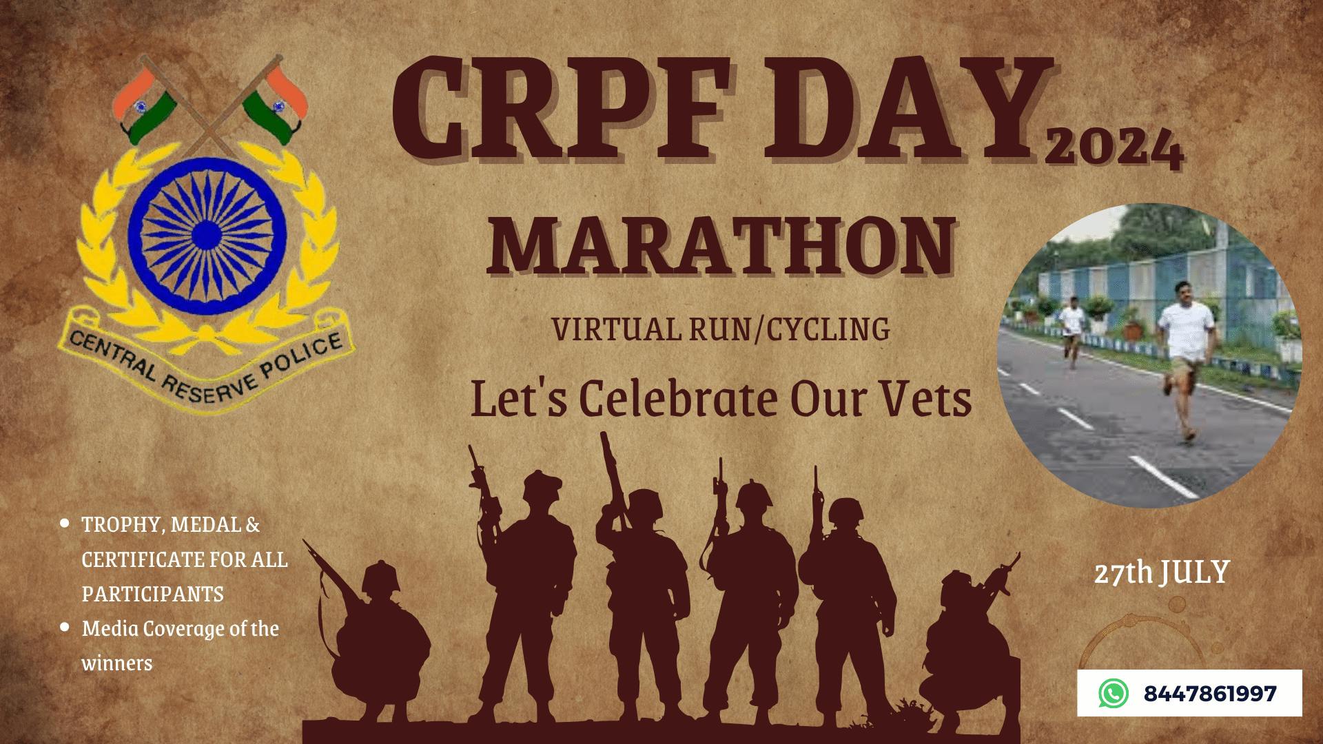 Run for Soldiers - CRPF Day Virtual Marathon