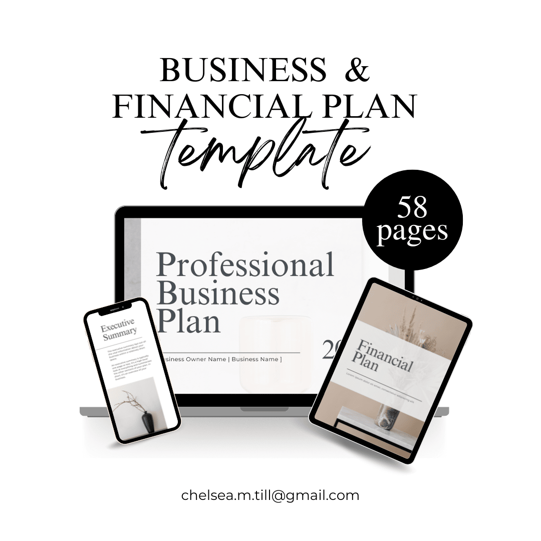 BUSINESS  & FINANCIAL PLAN TEMPLATE