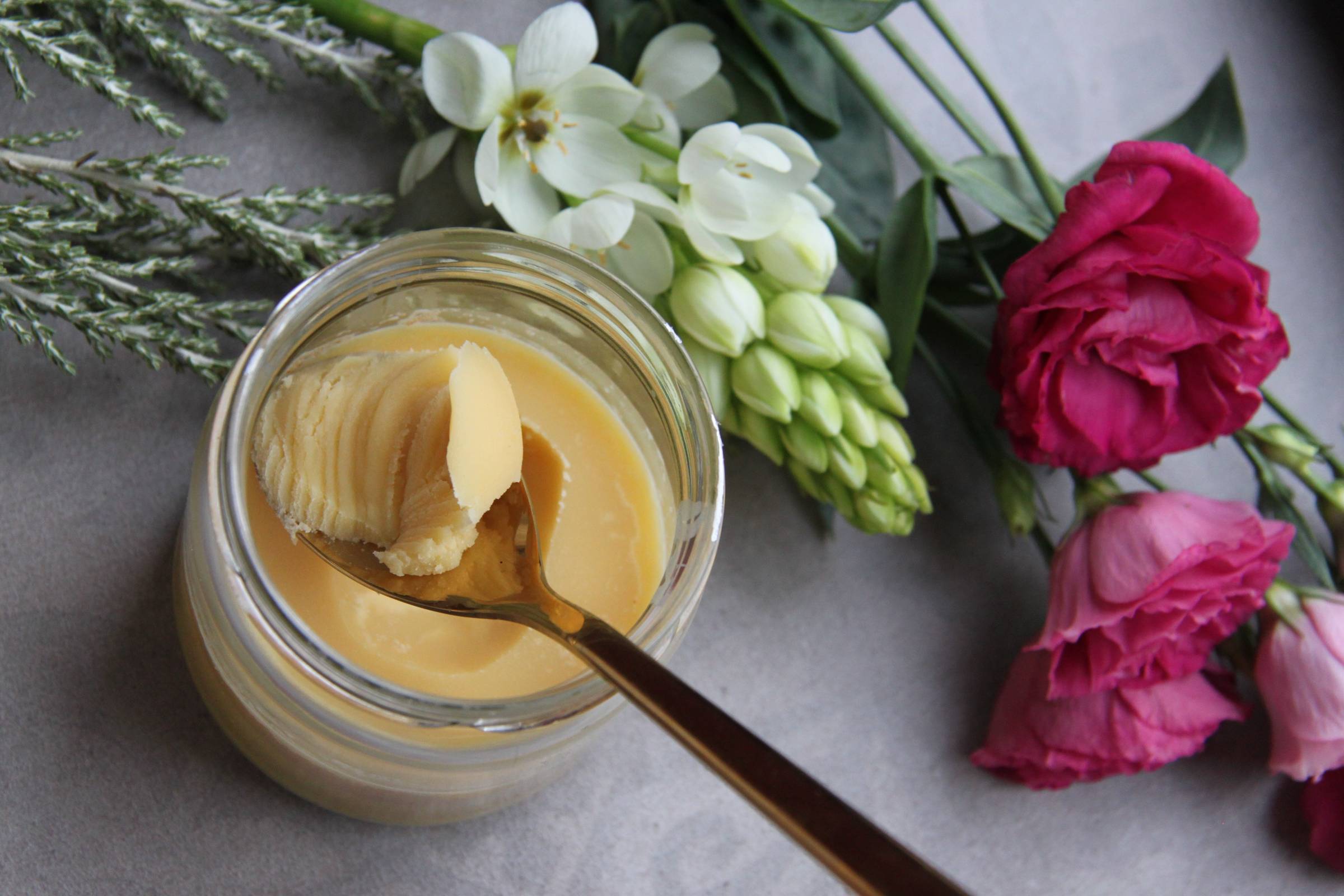 ghee in a jar