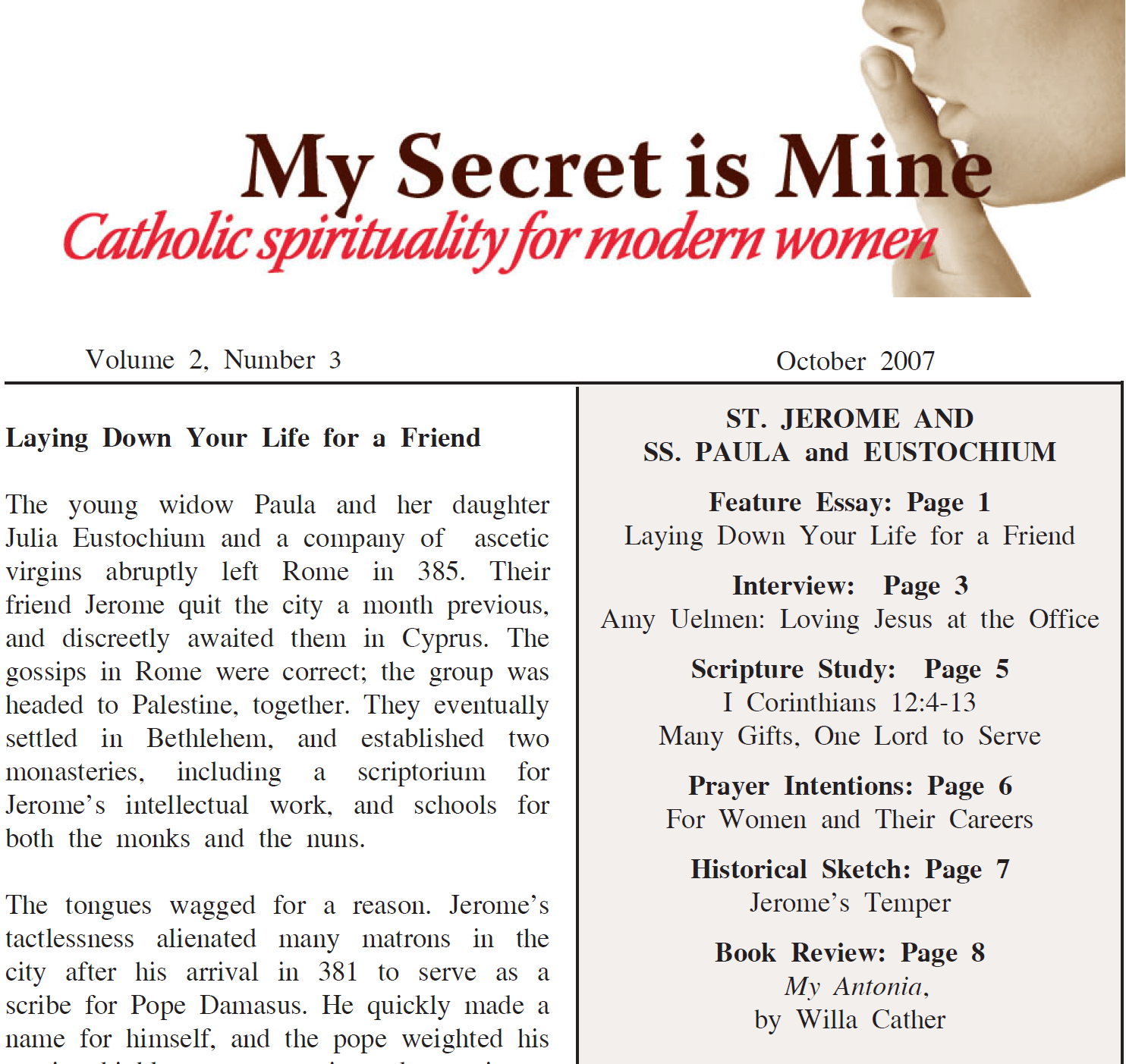 My Secret is Mine Vol. 2 - Number 3