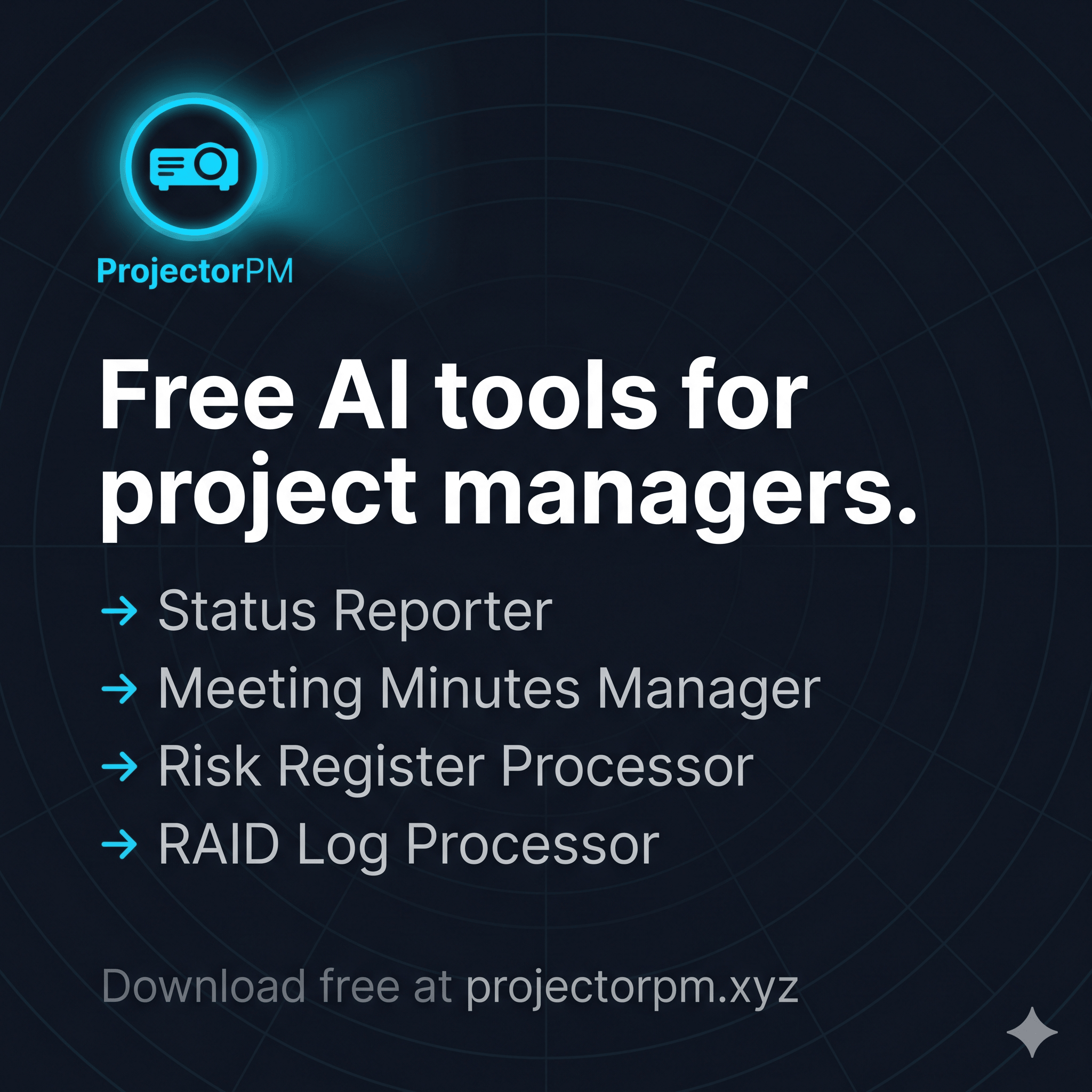Free AI tools for project managers.