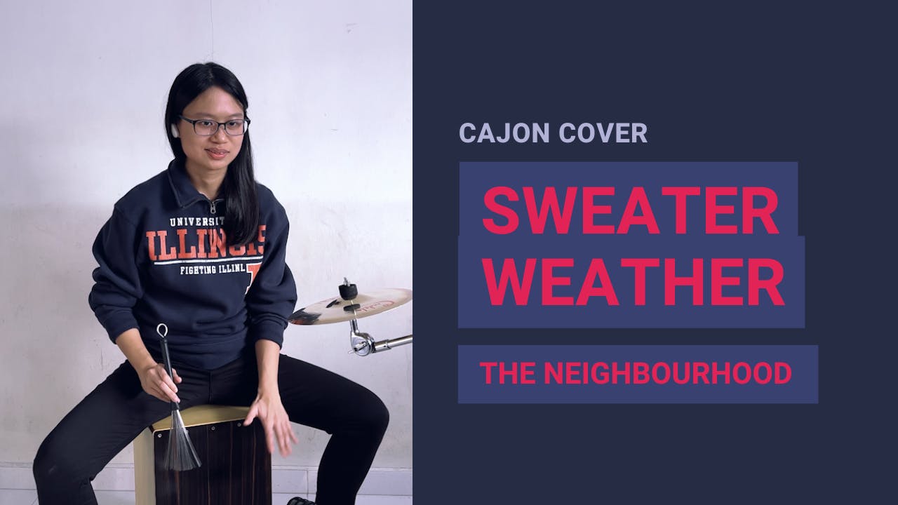 Cajon cover: Sweater Weather by The Neighbourhood