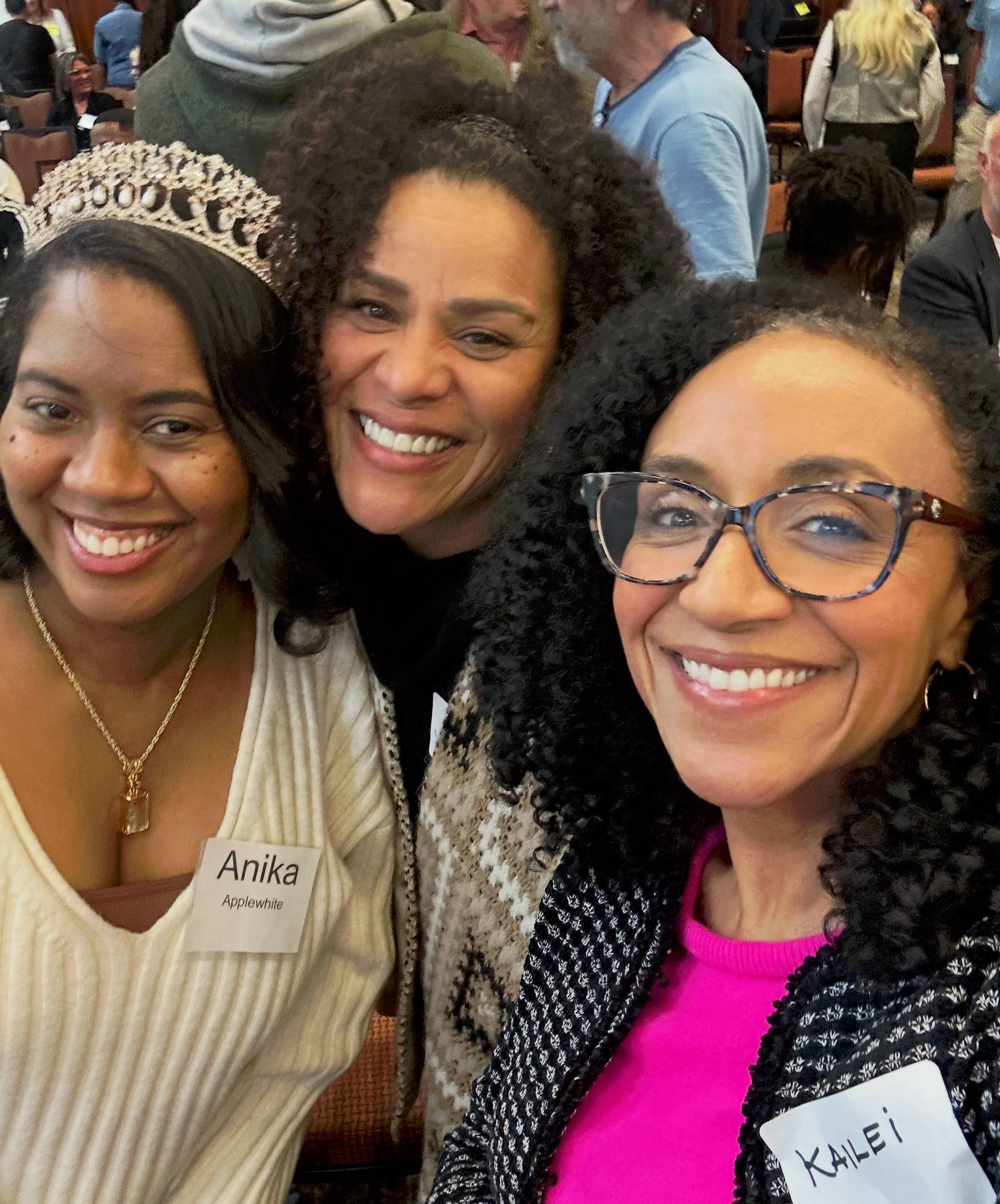 Anika with her dear friends on her birthday