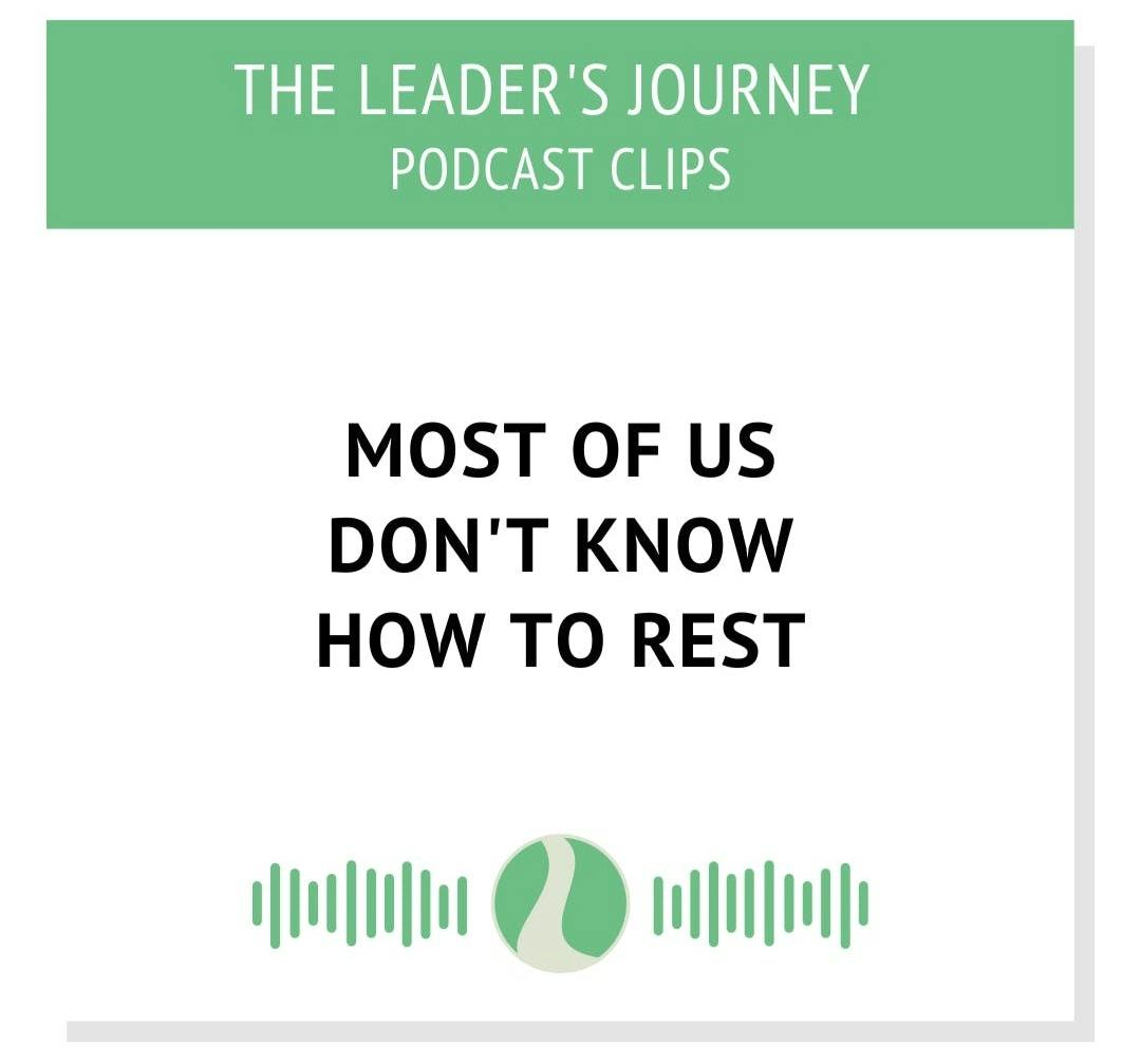 audiogram about the importance of rest in the face of burnout