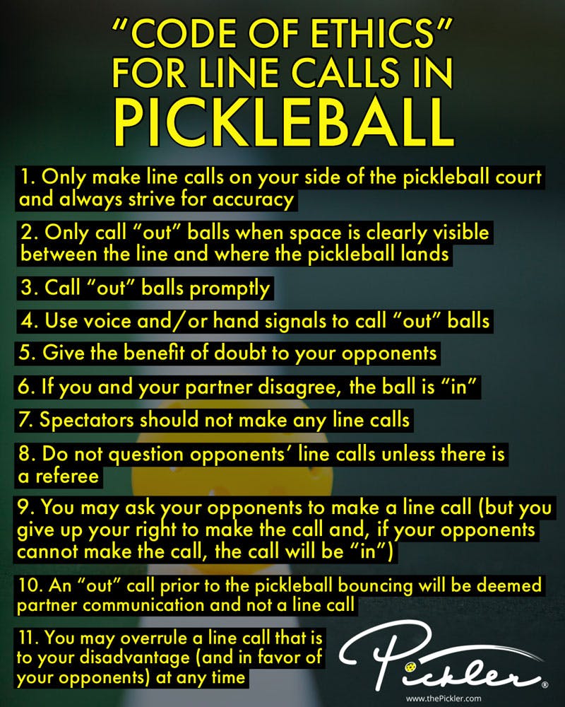 Pickleball Line Calls | Pickler Pickleball