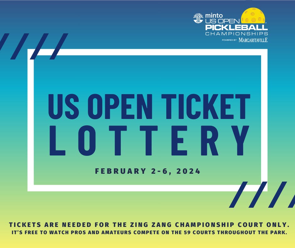 US Open Championship Court Ticket Lottery 