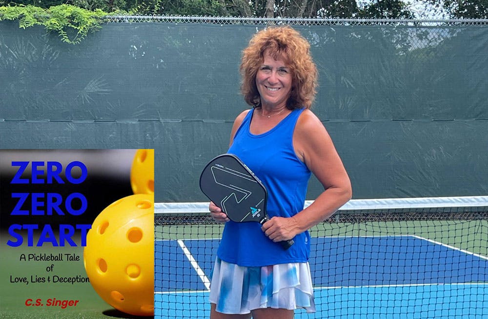 Pickleball, She Wrote: South Florida Woman Finds Novel Idea in Game | Pickler Pickleball