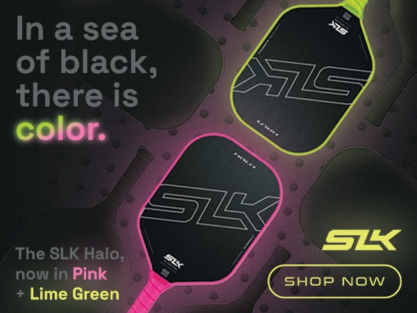 Selkirk SLK Halo Paddles in Pink and Lime Green