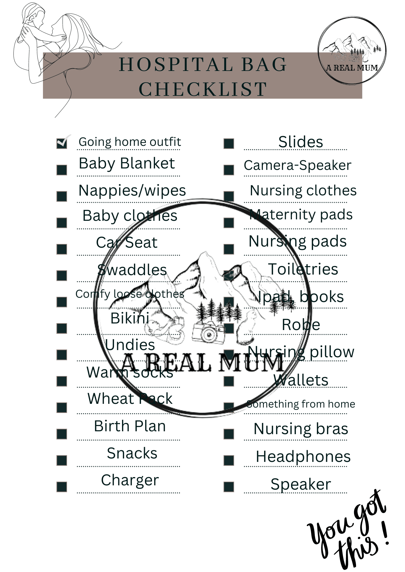 Hospital Bag Checklist: What to Pack for an Elective C-Section