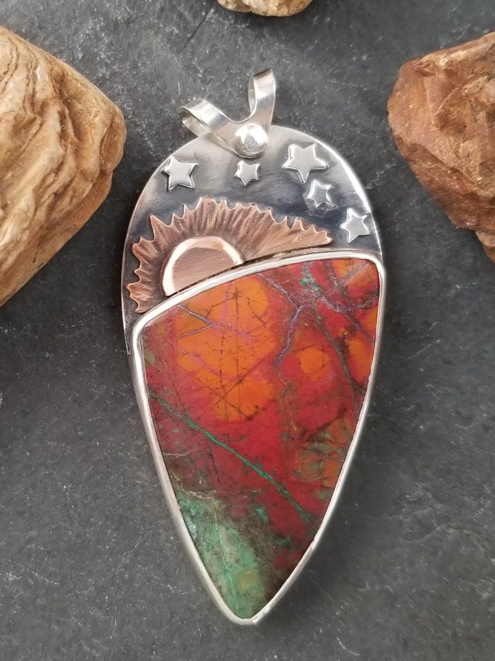 Pendant with Sonora Sunset stone