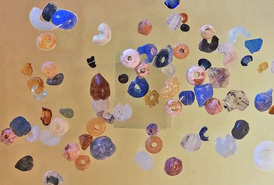 Group of very early glass beads