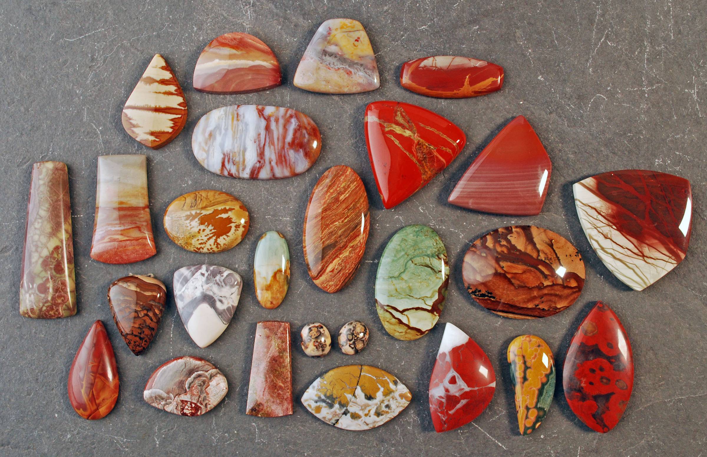 group of different jaspers