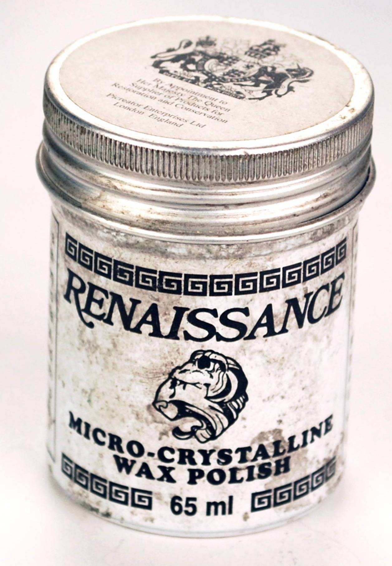 image of a container of Renaissance wax