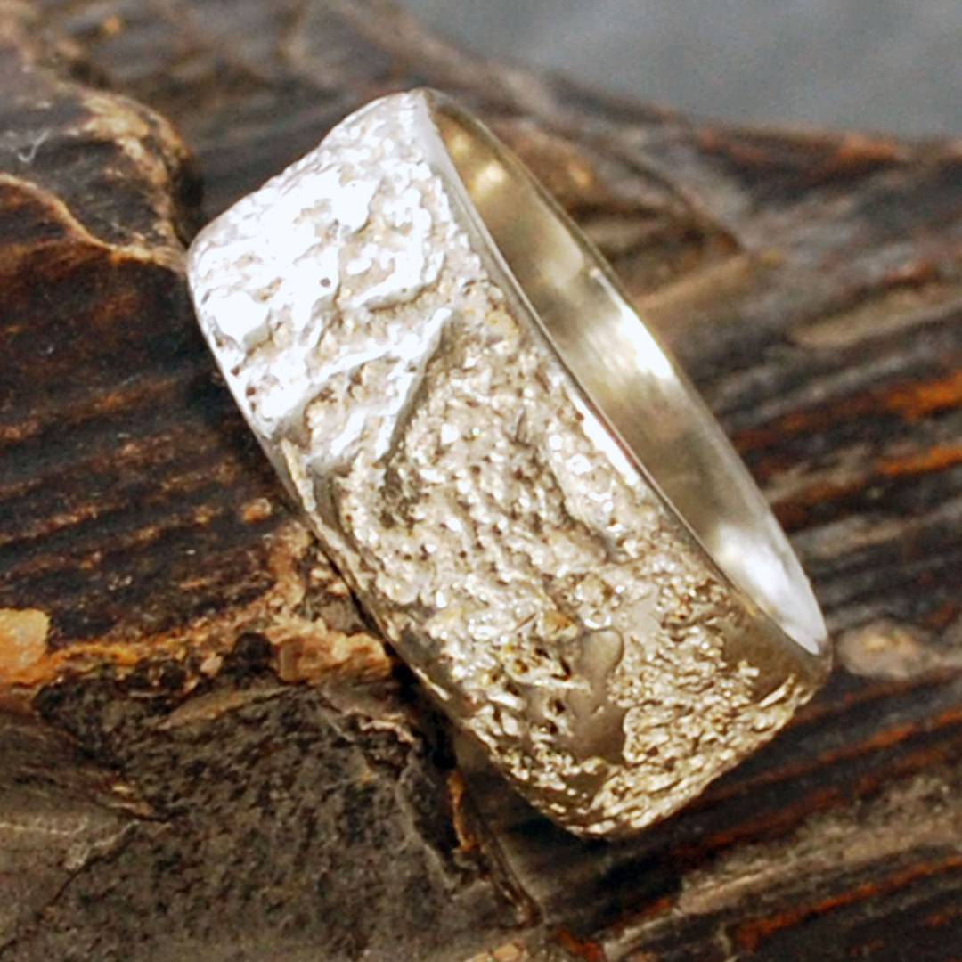 Sterling silver ring band