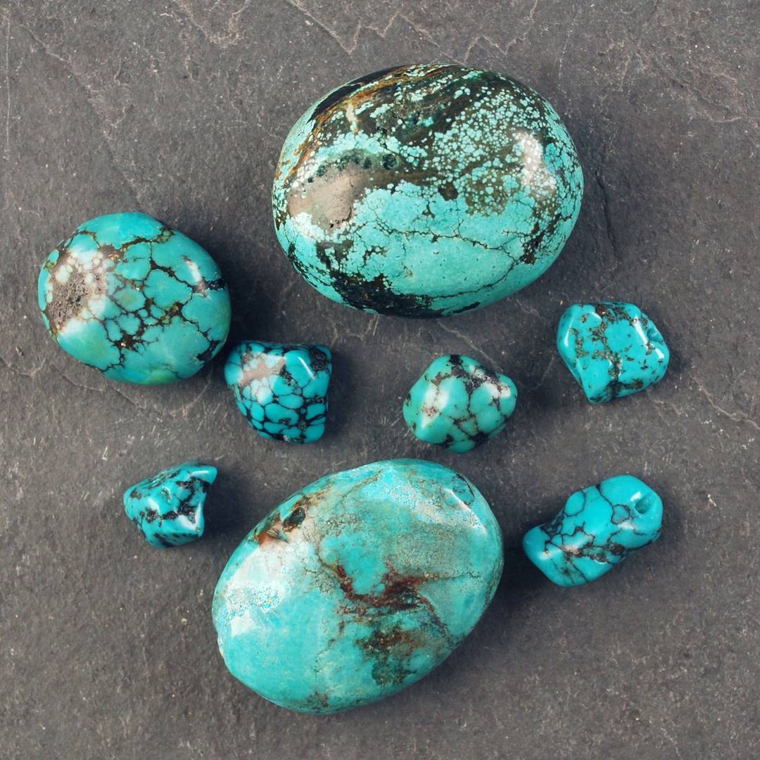 group of Tibetan turquoise