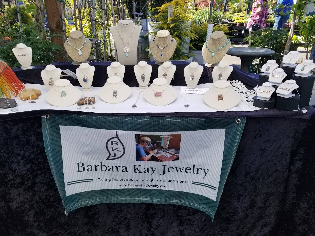 Barbara Kay Jewelry show set-up