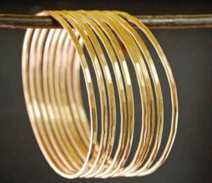 Bronze bangles