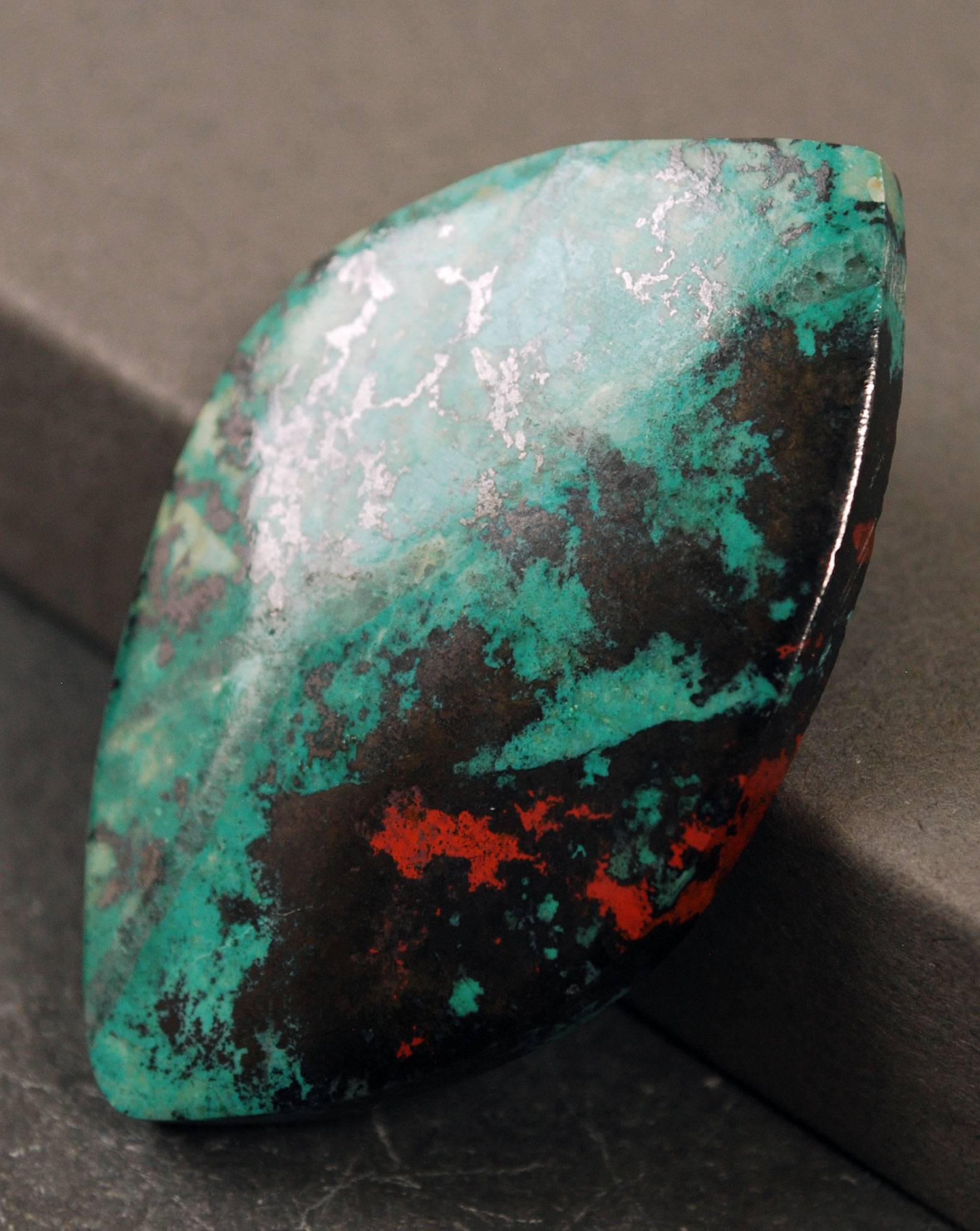 A nice example of Sonora Sunrise mainly  comprised of Chrysocolla and Tenorite