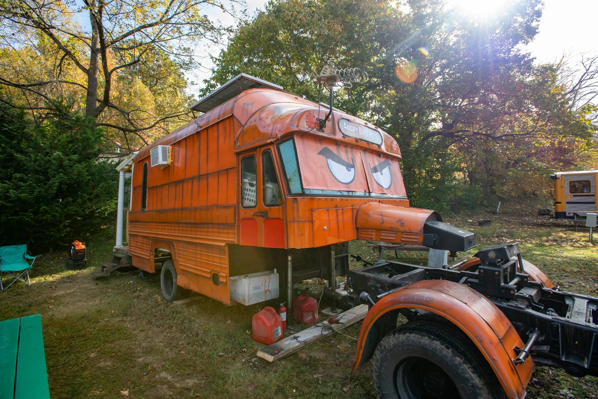 His Angry Bird Tiny House
