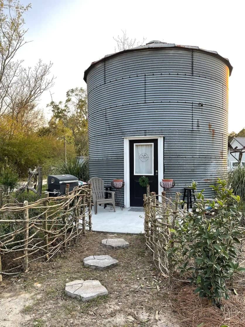 Grain Bin Farm Cabin in Georgia