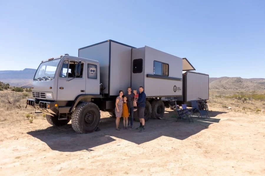 Family's Military Truck Tiny Home