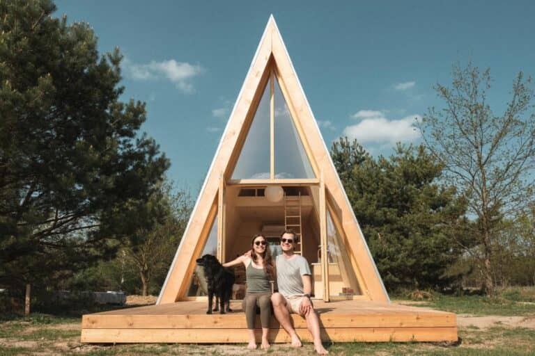 Minimalist A-frame Cabin & More