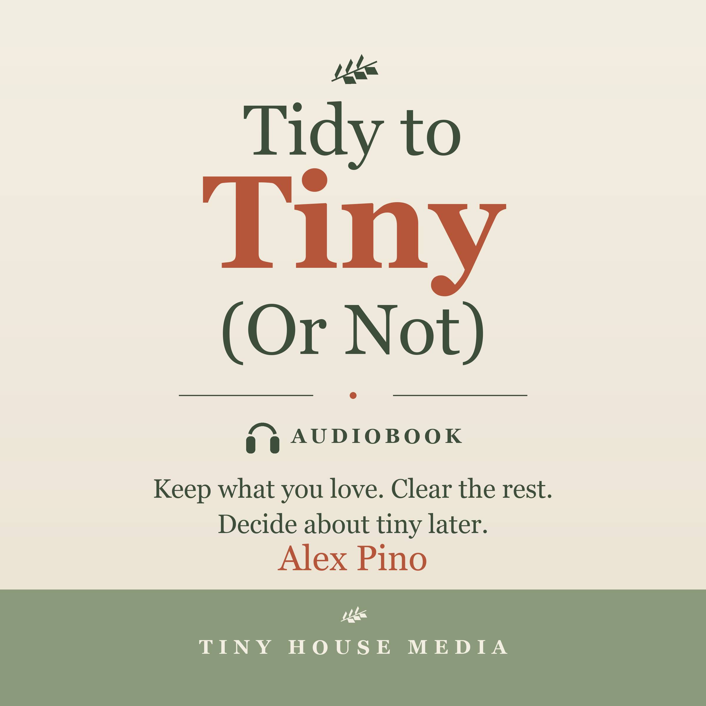 Tidy to Tiny (Or Not) audiobook cover