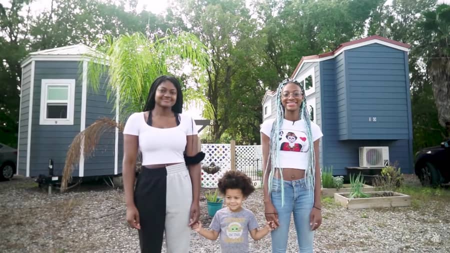 Sisters' neighboring tiny homes