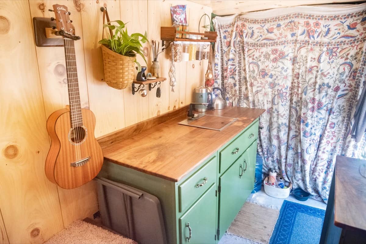 Their Milled-wood Van Conversion