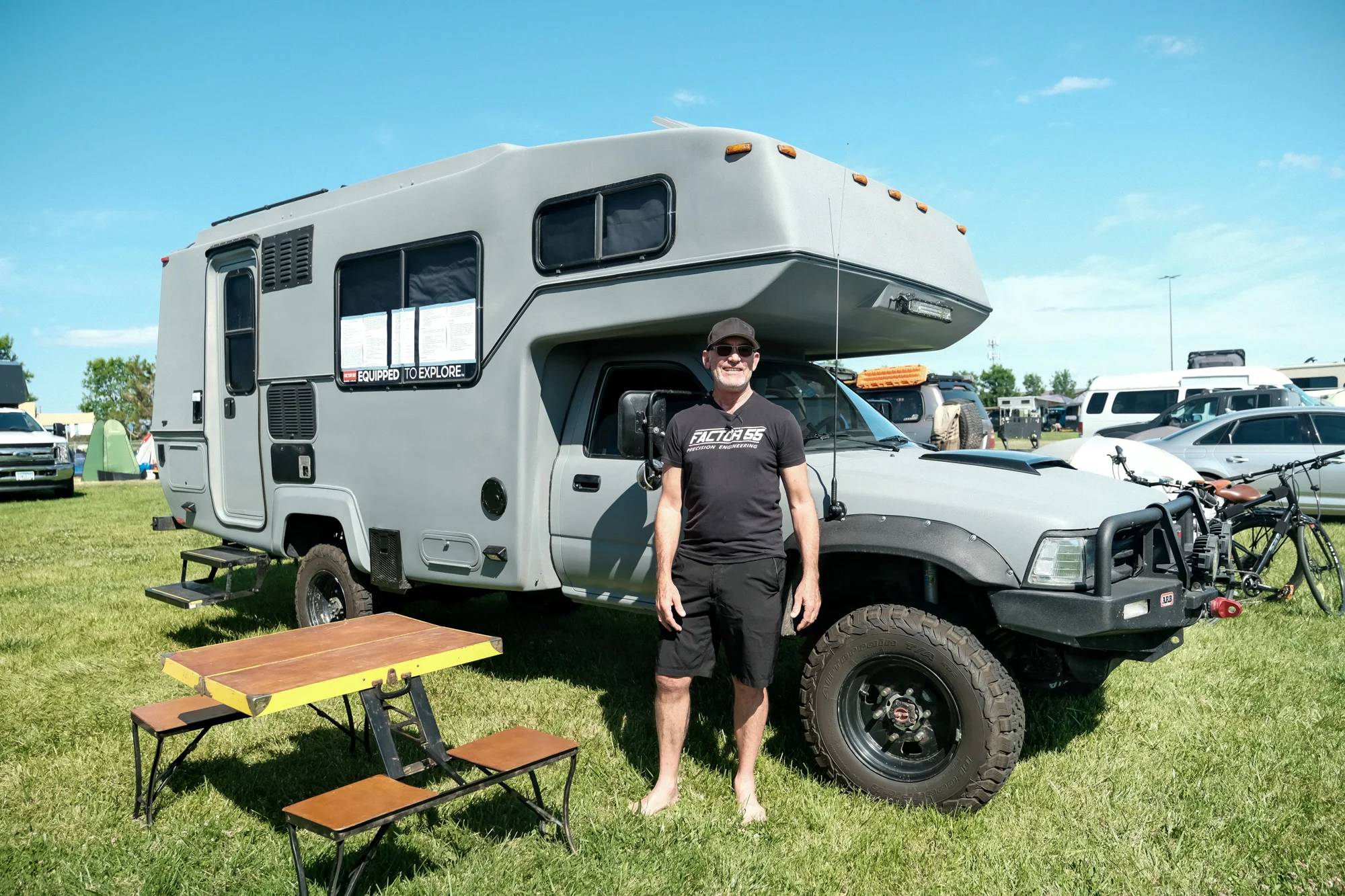 His Vintage Toyota 4x4 Motorhome