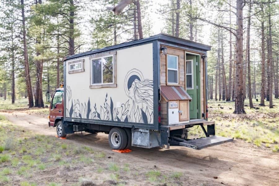 Their Custom Box Truck Tiny House