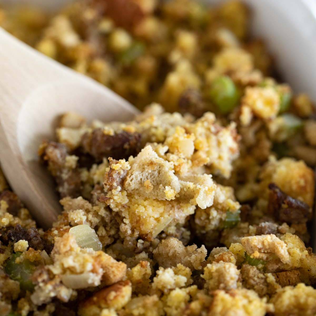 Cornbread Stuffing with Sausage