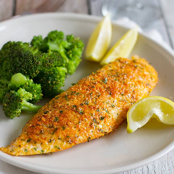 Parmesan Crusted Tilapia