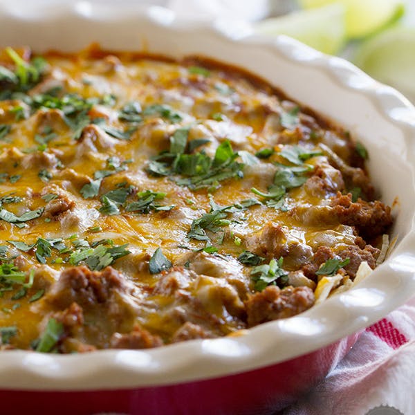 Beef Enchilada Casserole