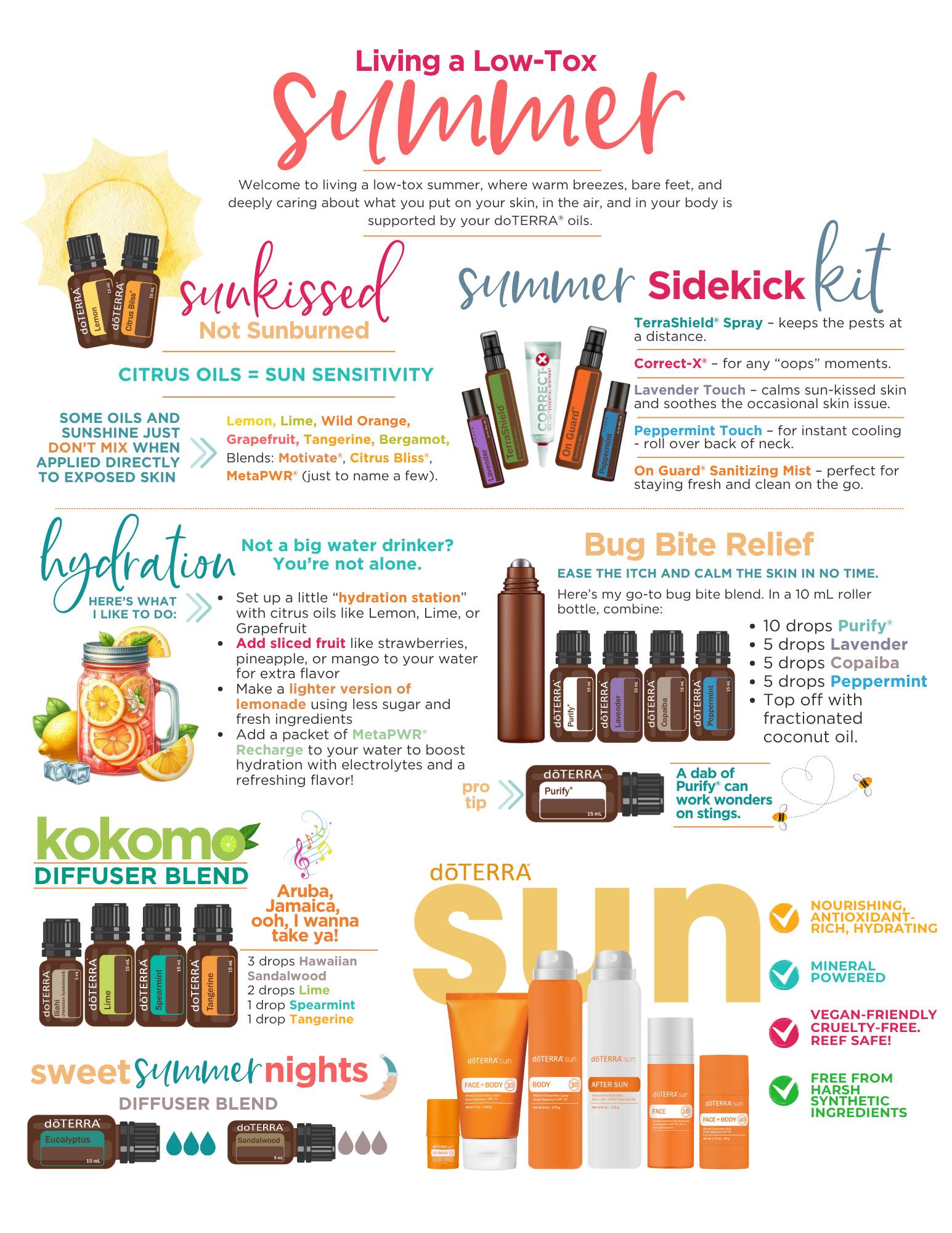 Low-Tox Summer Oil Tips