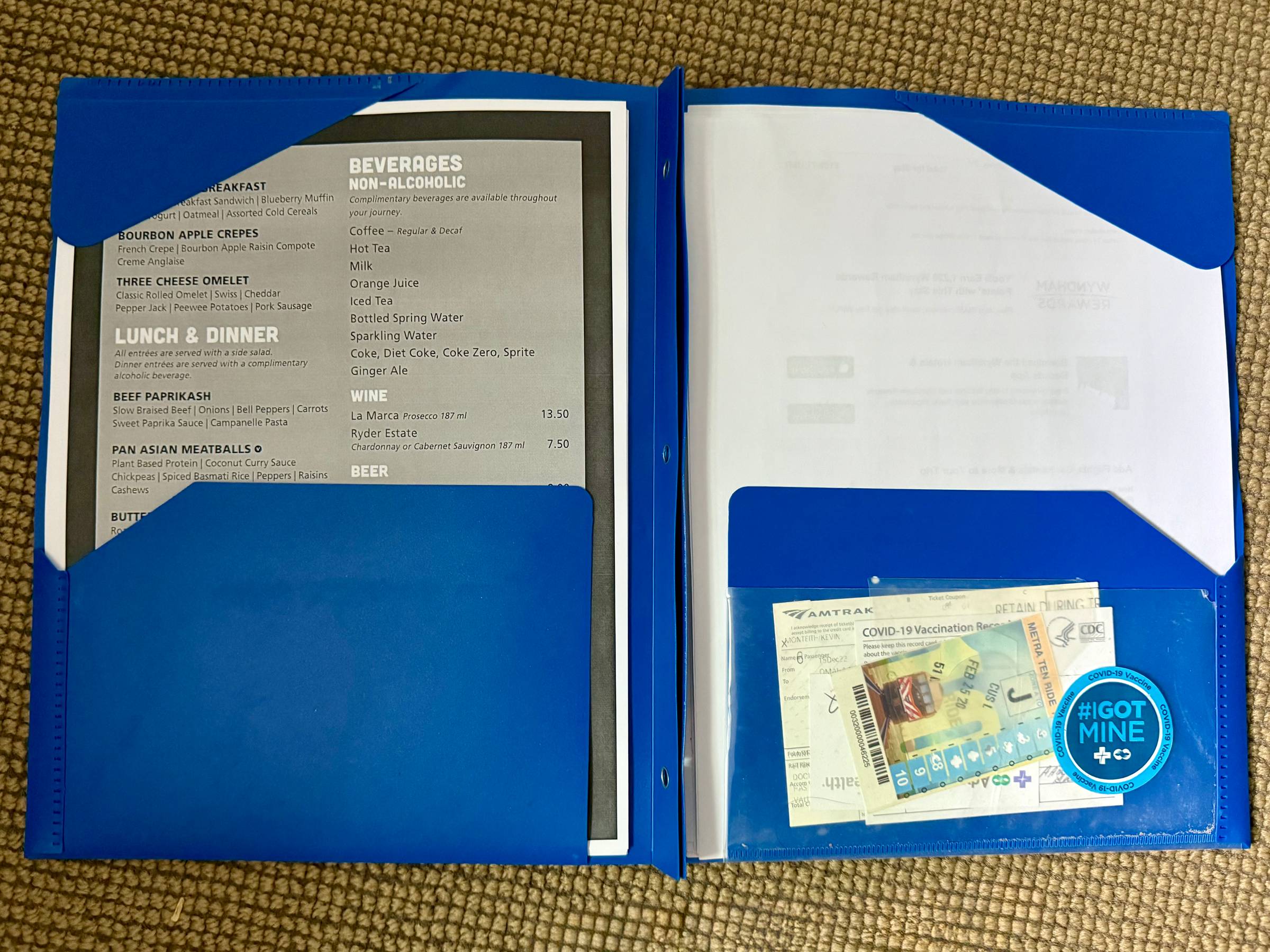 My travel folder