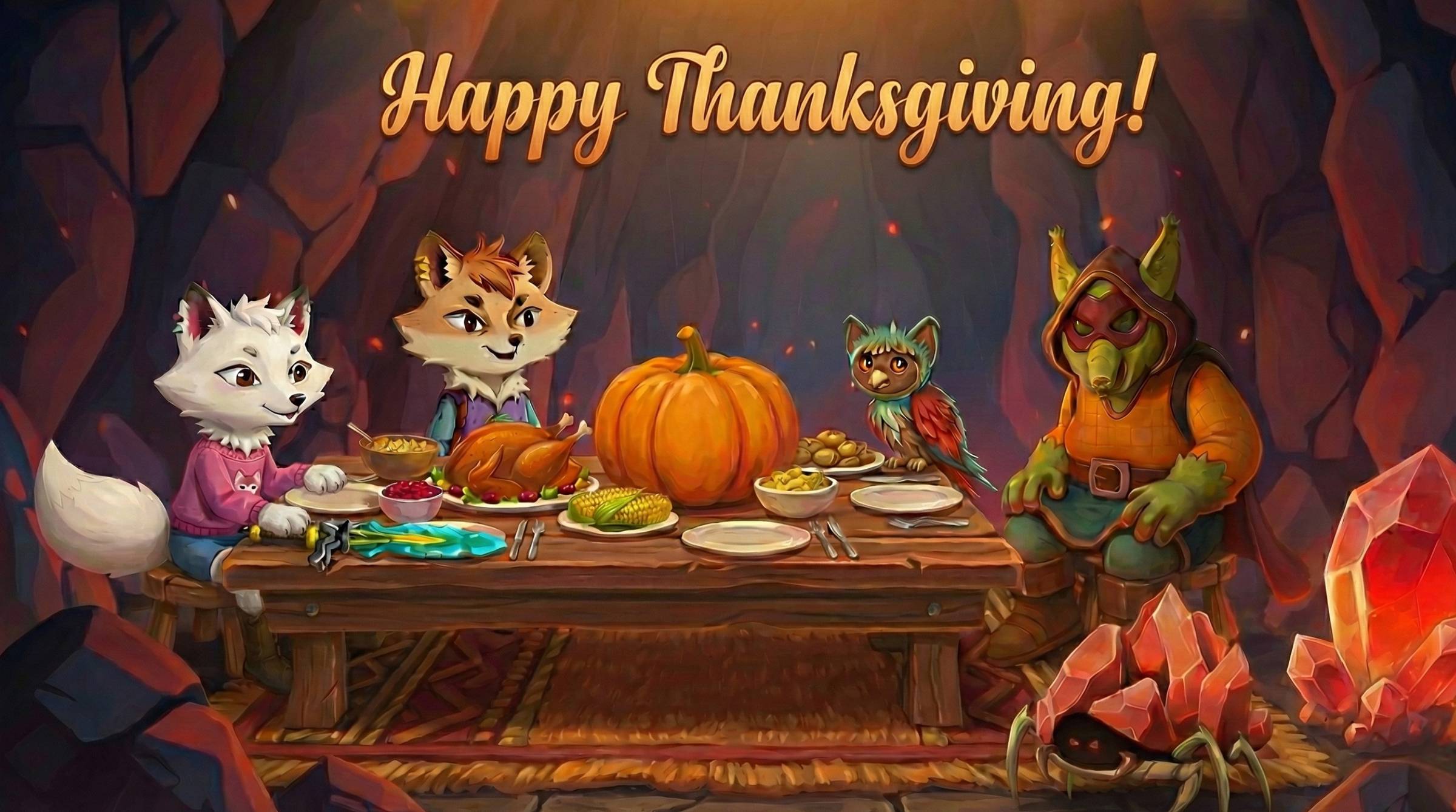 Happy Thanksgiving from the Rogues family