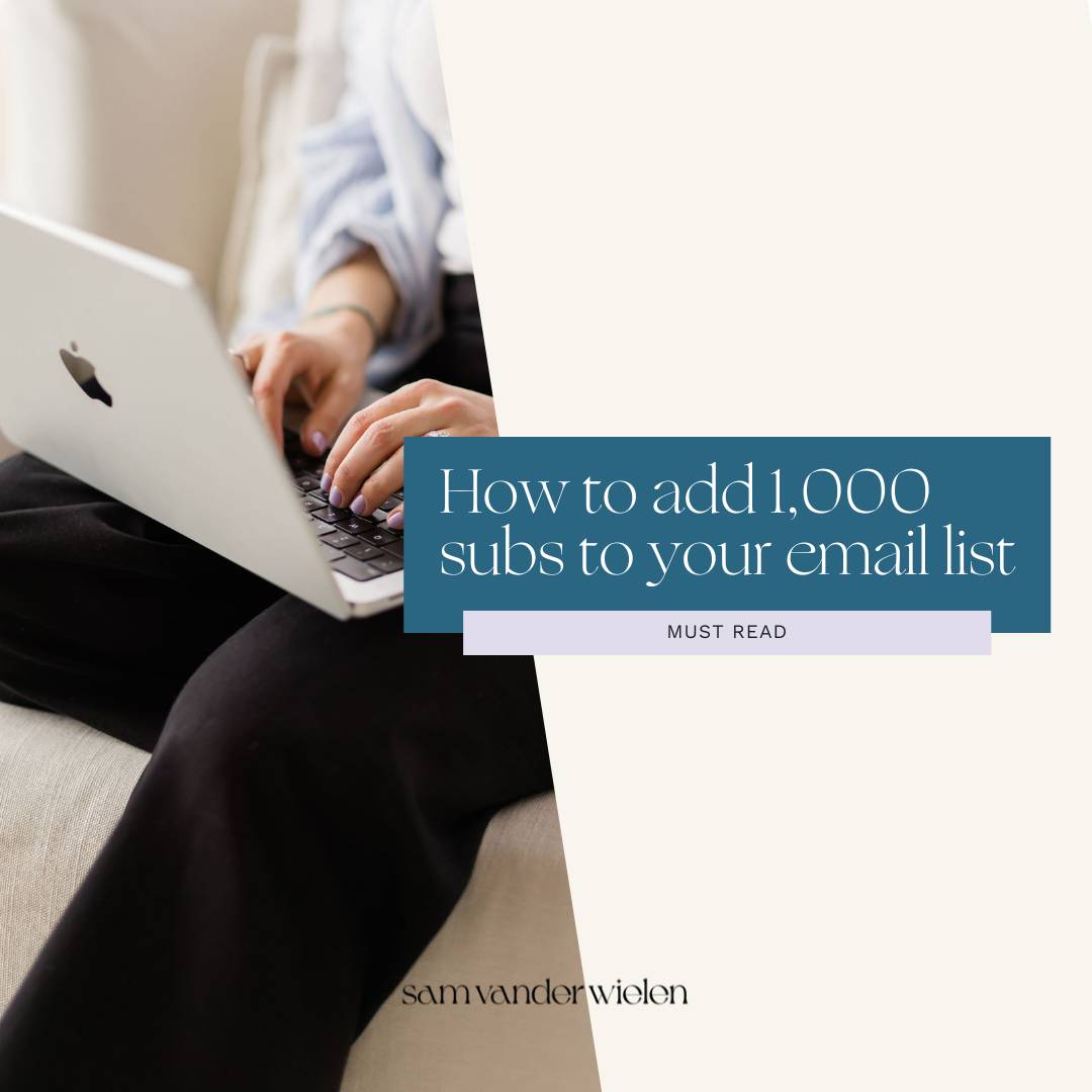 how to add 1000 subs to your email list
