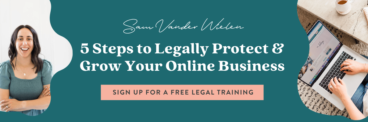 Register for my free legal training