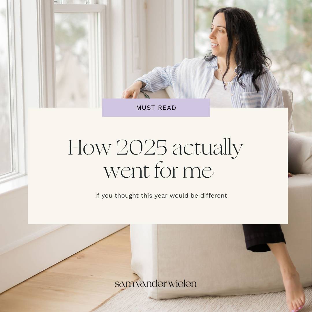 how 2025 actually went for me