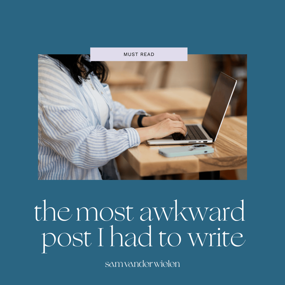 the most awkward post i had to write