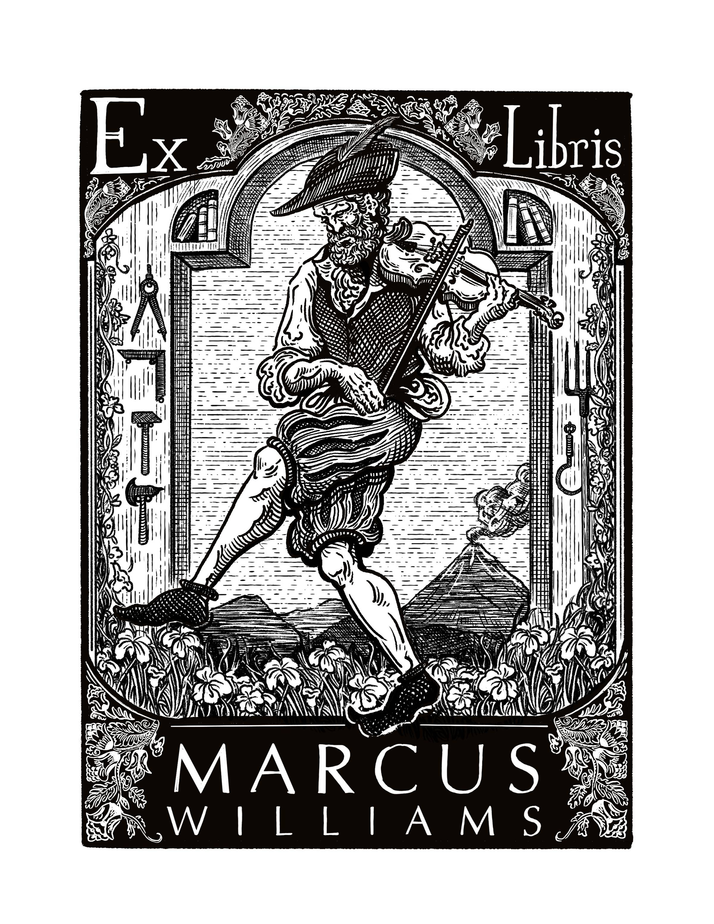 Marcus Williams Author Ex Libris Logo