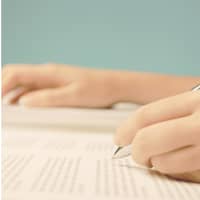 editing a manuscript