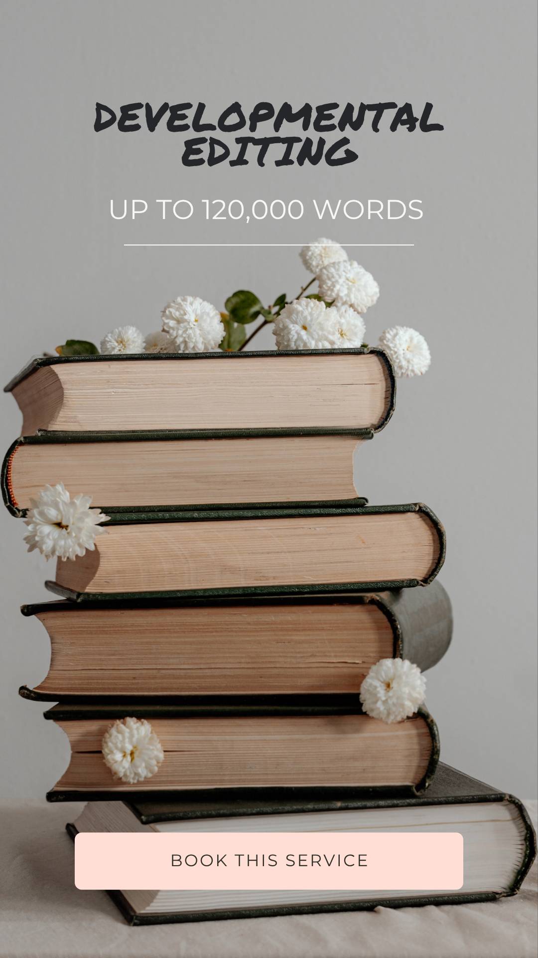 Developmental Editing - Up To 120,000 Words
