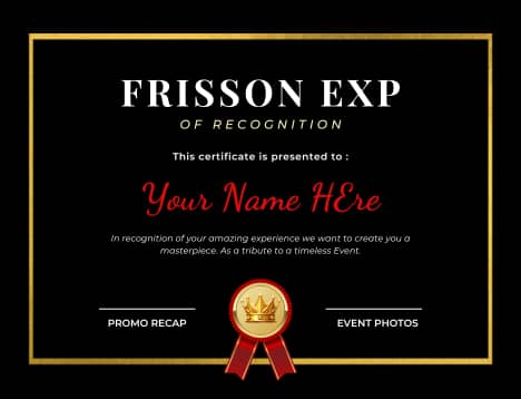 Frisson Experience